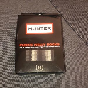 NEW IN BOX hunter fleece welly socks